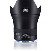 Обектив Zeiss Milvus 18mm f/2.8 ZE за Canon