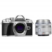 Фотоапарат Olympus OM-D E-M10 Mark III Silver тяло + Обектив Olympus M.Zuiko Digital 14-42mm f/3.5-5.6 II R + Обектив Olympus M.Zuiko Digital 45mm f/1.8 Silver + Памет SDXC Lexar Professional 64GB UHS-I U3 C10 V30 95MB/s + Почистващ комплект CARL ZEISS LENS CLEANING KIT PREMIUM + Фоточанта Lowepro Nova 140 AW II Black
