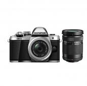Фотоапарат Olympus OM-D E-M10 Mark II Silver тяло + Обектив Olympus M.Zuiko Digital 14-42mm f/3.5-5.6 II R + Обектив Olympus M.Zuiko Digital ED 40-150mm f/4.0-5.6 R (Black) + Батерия JUPIO LI-ION (заместител на Olympus BLS5 / BLS50)
