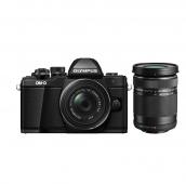 Фотоапарат Olympus OM-D E-M10 Mark II Black тяло + Обектив Olympus M.Zuiko Digital 14-42mm f/3.5-5.6 II R + Обектив Olympus M.Zuiko Digital ED 40-150mm f/4.0-5.6 R (Black) + Батерия JUPIO LI-ION (заместител на Olympus BLS5 / BLS50)